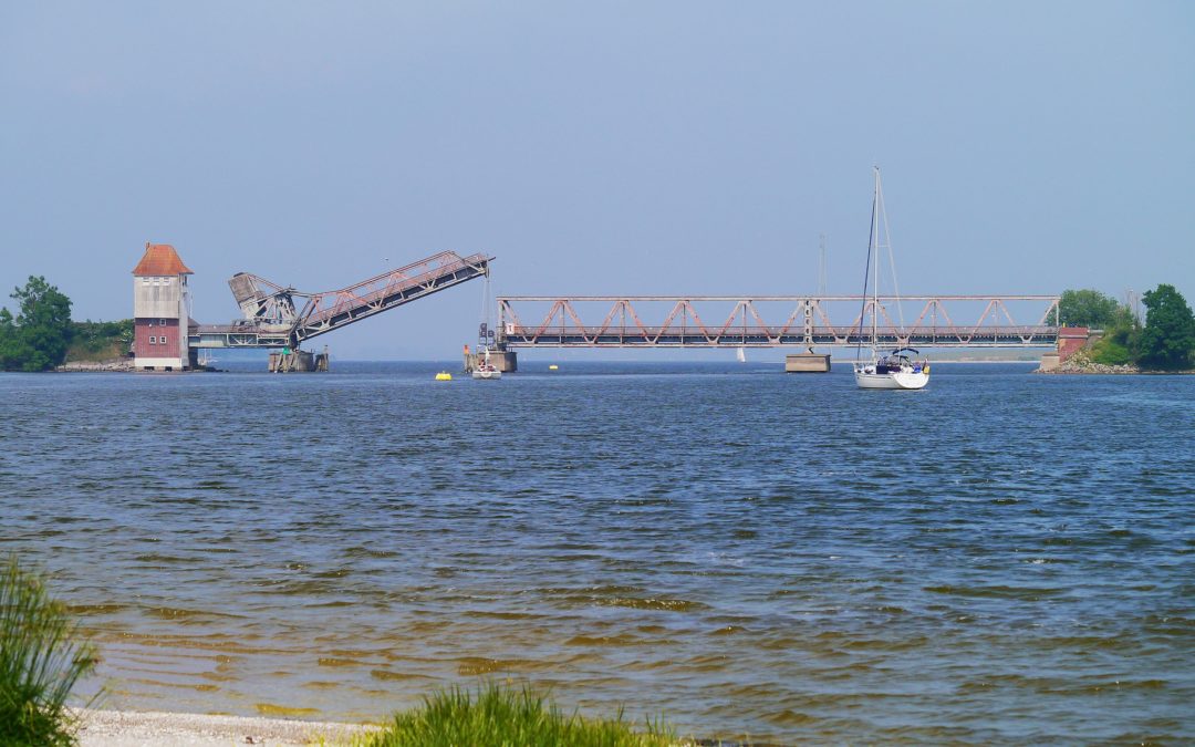 Klappbrücke an der Schlei