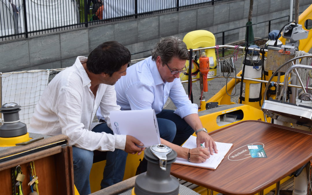 Regierungsbesuch vor dem Verkehrsministerium in Berlin